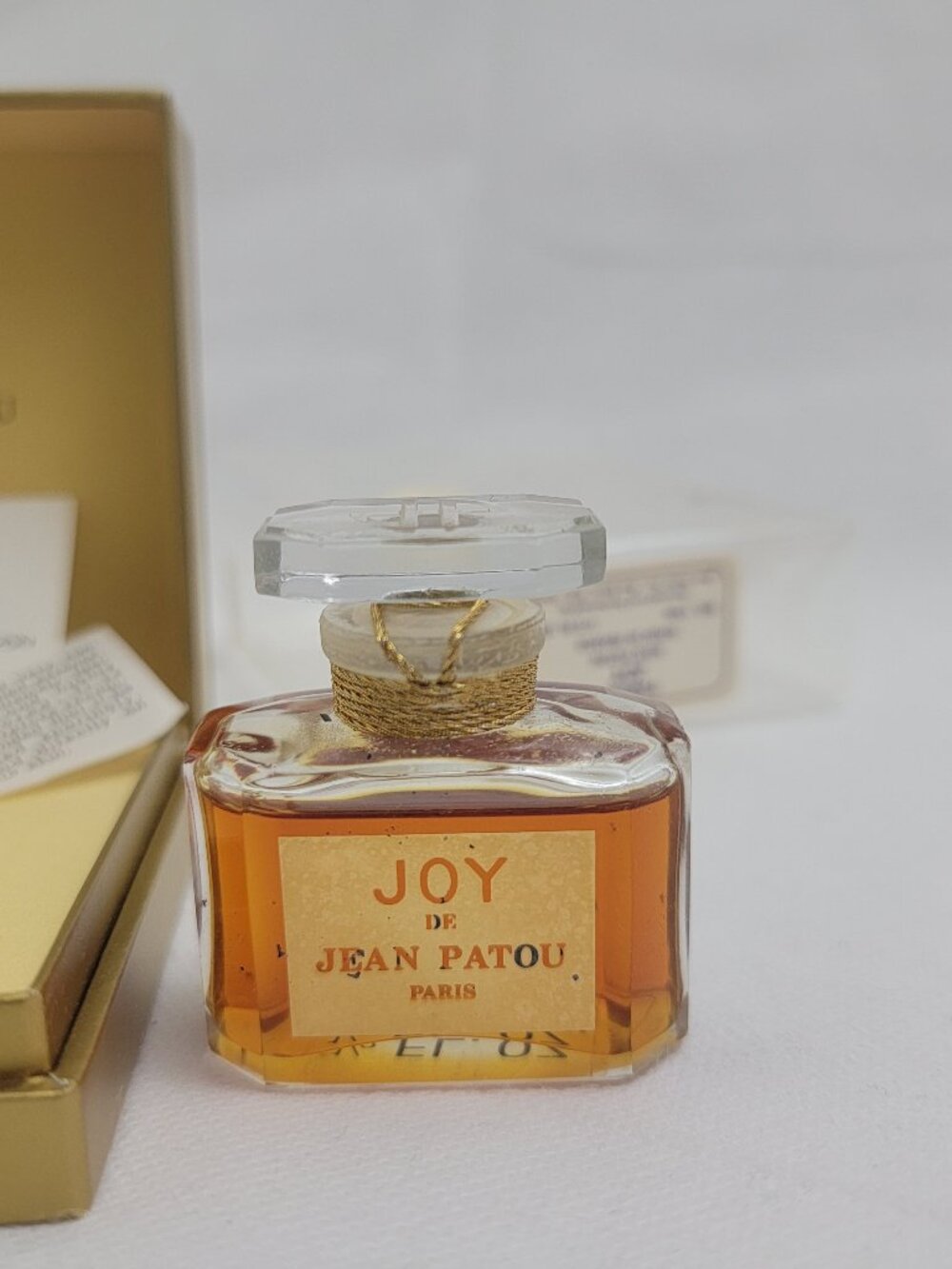 JEAN PATOU Joy Parum 1104 1/2 fl oz .5 fl oz Vintage Box - Picture 3 of 11
